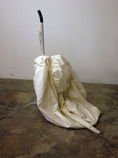 2006, Fabric sculpture inflates when vacuum cleaner is turned on.